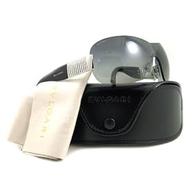 AUTHENTIC BVLGARI SUNGLASSES BV 6030B BLACK 6030 102 8G