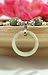Jade Ring Pendant on a Velvet rope Choker Necklace Pendant Size: .85