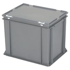 Mehrzweck-Deckelbeh�lter, grau, LxBxH 400x300x330 mm