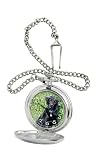 American Kennel Club Men's Black Labrador Retriever Pocket Watch with Chain #D1614