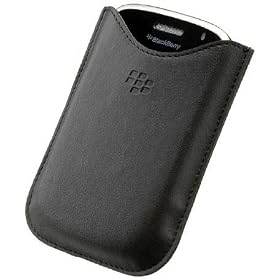 Genuine BlackBerry 9000 Bold Koskin Leather Pocket - Black