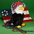 Liberty the Bald Eagle Zibbies Plush Toy 8"