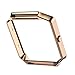 For Fitbit Blaze, TOOPOOT Stainless Steel Replace Metal Frame For Fitbit Blaze Smart Watch (Rose gold)