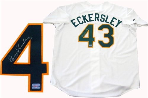 Dennis Eckersley Autographed/Hand Signed Oakland Athletics Authentic Jersey