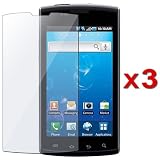 Tri-Pack Screen Protector for Samsung Captivate i897 (Galaxy S) AT&T