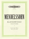 Klavierwerke, Band 1: Lieder ohne Worte