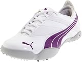PUMA Women's Sunny Golf Shoe,White/Purple Magic,10 M US