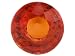 MIN .60CT 5MM ROUND COLOR ENHANCED ORANGE RED SAPPHIRE