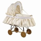 Picci Cortina Bassinet in Cream and White with... by Picci USA