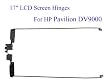 17" LCD Screen Hinges Hp Pavilion Dv9000 Left + Right Us, Part Number: At9a-szs-r 3kat9hatp06, At9a-szs-l 3jat9hatp05