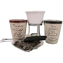 Chocolate Fondue for two Set: 100 gr +refills, Fondue, Anysetiers caramel, Milk
