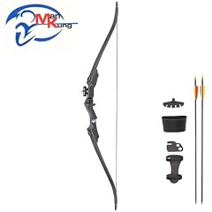 Recurvebogen 46 " (117 cm) Schwarz 20 lbs RH
