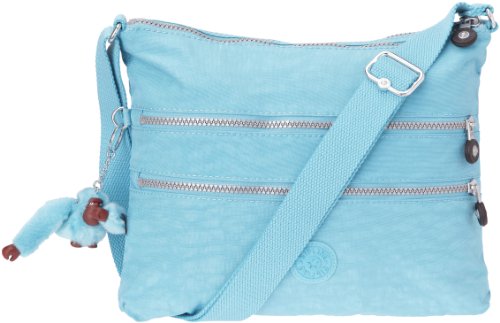 Kipling Women’s Alvar Across Body Shoulder Bag Columbia Blue K13335550 Medium