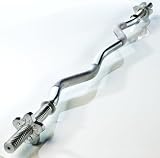 Weider Chrome EZ Spin-Lock Curl Bar