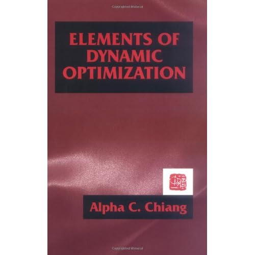 Elements of Dynamic Optimization