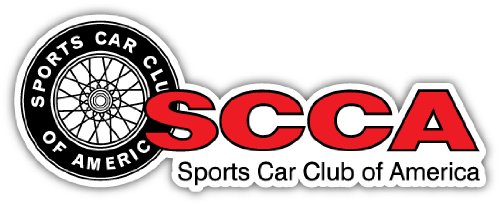 SCCA Sports Car Club of America road racing autocross sticker decal 6