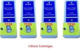 4 Black T036 compatible inks for epson c42ux c44 plus c46 c44ux c42 plus c44 plus c42s c42sx c44