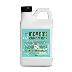 Mrs. Meyer's  Automatic Dishwashing Liquid, Basil, 48-Ounce Bottles (Case of 6)