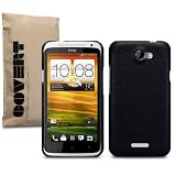 HTC ONE X LEDER HARDSKIN H�LLE IN SCHWARZ, COVERT RETAIL VERPACKUNGvon "COVERT"