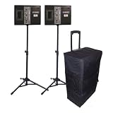 AmpliVox Sound Systems Wireless Voice Carrier PA System w/ Four Speakers