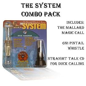 Buck Gardner Mallard Magic Duck Call, 6 in 1 Pintail Whistle & Straight Talk Duck CD by
