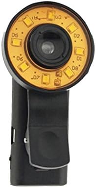 Junadel Mini Selfie Fill Light AiSpeed Portable LED flash for iPhone 6 plus/6s/6/5s/5/4s/4/Samsung Galaxy S6 Edge/S6/S5/S4/S3, Galaxy Note 5/4/3/2 and Other Smart Phones (Black)