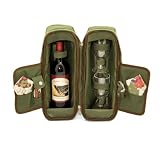Estate Deluxe Insulated Wine Tote With ThermoGuard Protection, Hunter Green Estate Deluxe Insulated Wine Tote With ThermoGuard Protection, Hunter Green