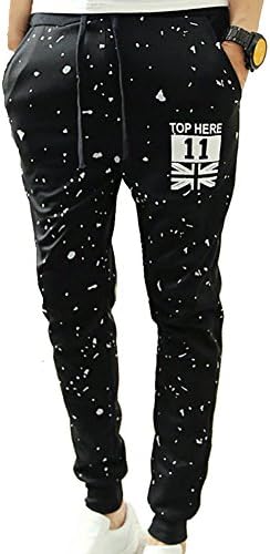 Men's Fashion Printed Skinny Jogger Dance Sport Sweatpants