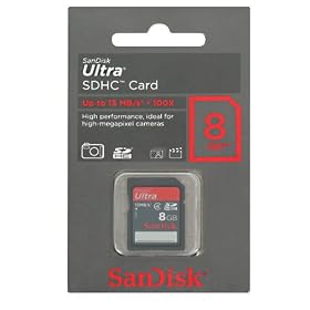 SanDisk 8GB Ultra 15MB/s SDHC SD Class 4 Memory Card for Canon PowerShot SD870 IS (IXUS 860 IS) SD880 IS (IXUS 870 IS) SD890 IS (IXUS 970 IS) SD900 (IXUS 900 Ti) SD940 IS (IXUS 120 IS) SD950 IS (IXUS 960 IS) SD960 IS (IXUS 110 IS) SD970 IS (IXUS 990 IS) SD980 IS (IXUS 200 IS) SD990 IS (IXUS 980 IS)