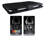 Bundle Monster Barnes & Noble Nook Synthetic Leather Case Cover Jacket + Skin Sticker + Screen Protector Ebook Accessories Combo - Fit 3G and Wifi Version