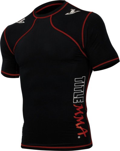 TITLE MMA Quad-Flex Reaper Short Sleeve Rash Guard