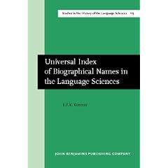 Universal Index of Biographical Names in the Language Sciences