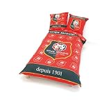 Housse de Couette Couverture de lit 2 places STADE RENNAIS - RENNES - officielle Football - Modèle 