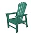 Polywood Outdoor Furniture South Beach Dining Chair, Aruba-Recycled Plastic Materials