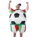 Sparmeile 25705K - Aufblasbares Kost�m Italien Fu�ball inkl. Kappe