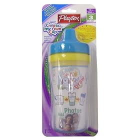Playtex Baby Create My Own Cup Insulated & Spill-Proof Cup: Turquoise BPA Free