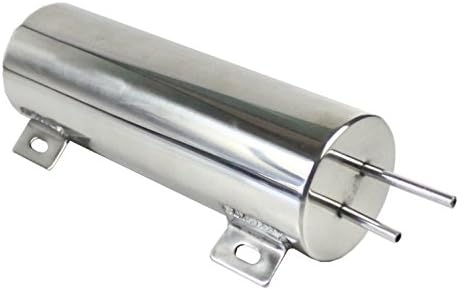CARACETEK 2x10'' Aluminium Tank Body Universal Radiator Overflow Tank - Chevy/Ford/Mopar