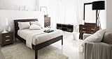 IMAGE OF Baxton Studio Robbin Brown Queen 4 Piece Modern Bedroom Set