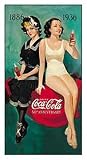 Coca-Cola Tin Metal Sign : 50th Anniversary Bathers , 9x16