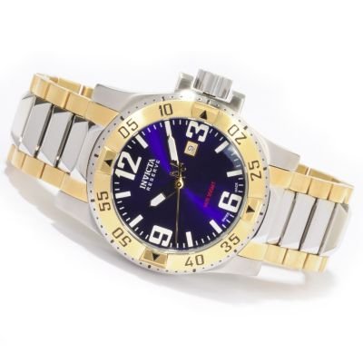 Men's Reserve Blue Dial Two Tone Stainless Steel
