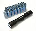 OLIGHT T20 MILITARY w. Cree Q5 WC LED 3 levels, 3 modes, 220+ lumens with 20 pcs CR123A Lithium High Capacity 1300mah batteries