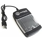 SunJack USB Battery Charger for Rechargeable AA/AAA Ni-Mh and Ni-Cd Batteries