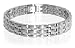 Stainless Steel New Silver Tone Magnetic Bracelet 8.75 inch