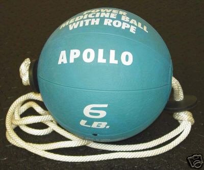 6 Lb Power Rope Medicine Ball