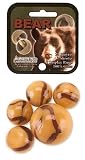 Mega Marbles - BEAR MARBLES NET (1 Shooter Marble, 24 Player Marbles & 2 Display Rings)