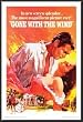 Gone with the Wind Art Poster Dry Mounted Wood Framed, 24x36.
