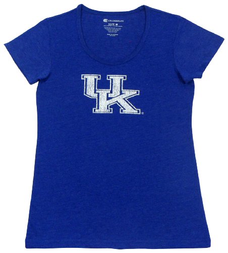 NCAA Women's Kentucky Wildcats Marquee Short Sleeve Tee Shirt, Royal, Medium
