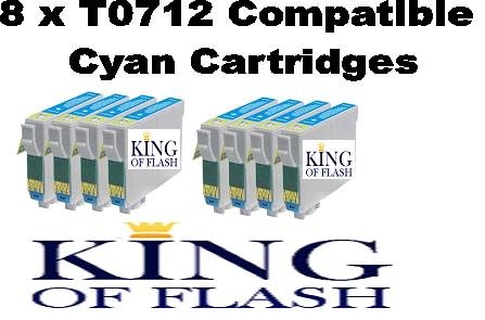 Epson Compatible T0712. 8 x T0712 High Yield 