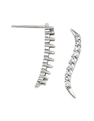 Pair of Platinum Diamond Earrings - 0.32 Ct. -- LIFETIME WARRANTY