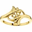 14K Yellow Gold Mother's Ring - 2 Gemstone -- YOU CHOOSE THE COLORS!